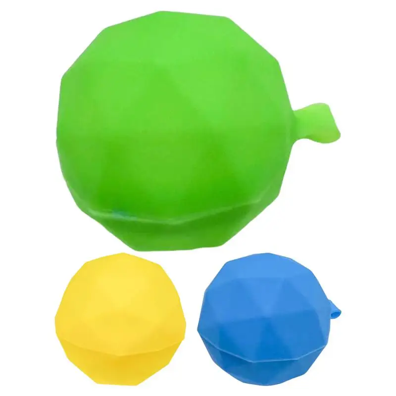 

10 Pcs Reusable Water Balloons For Kids Quick Fill Sealing Water Balls Reusable Water Balloons Silicone Made Summer Water Toys