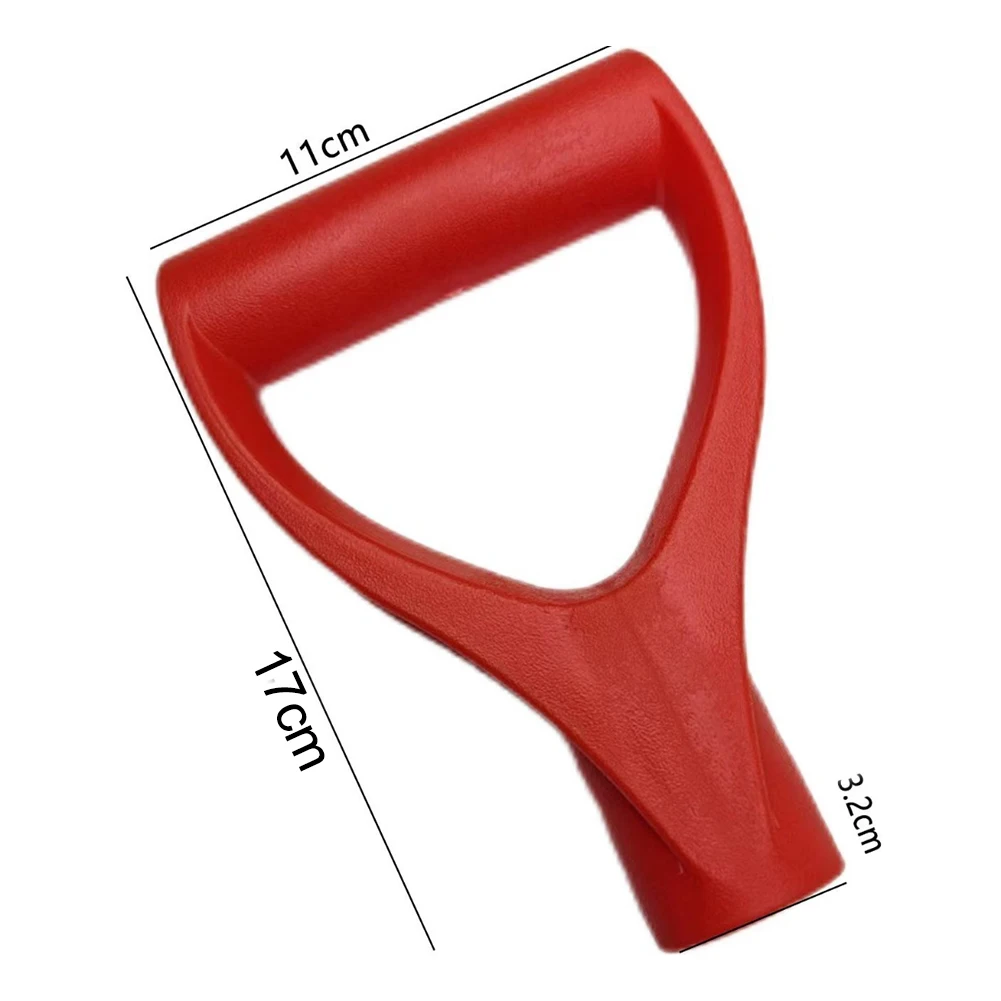 Replacement Plastic Shovel Handle Labor Saving with D Shaped Grip for Garden Snow Shovels and Easy Installation