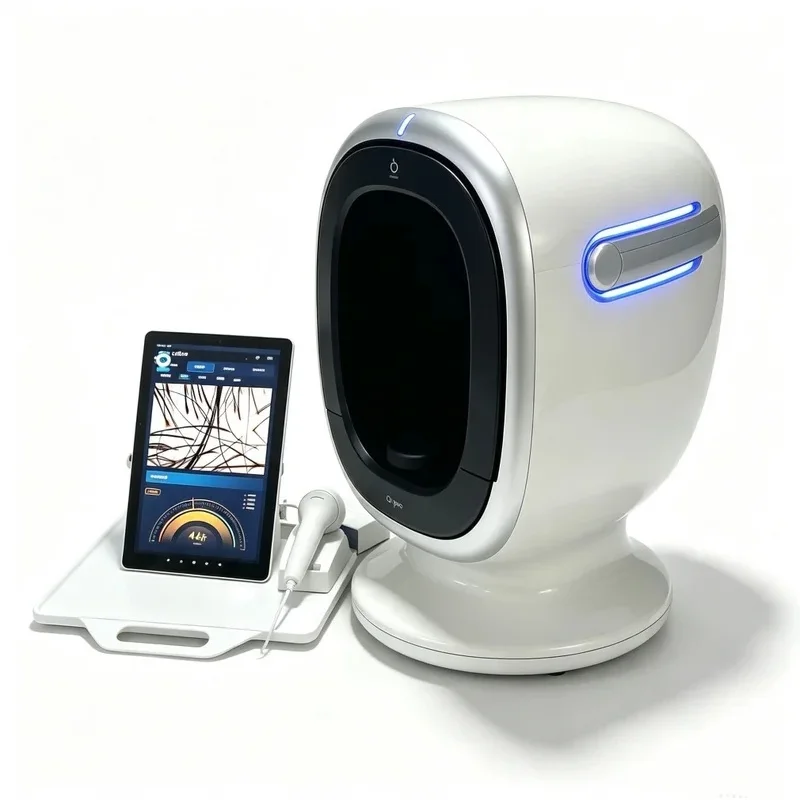 3D AI O1pro Portable Beauty Analysis Machine HD High Accuracy Facial Scanner With Scalp Detection Handpiece For Skin & Scalp Tes