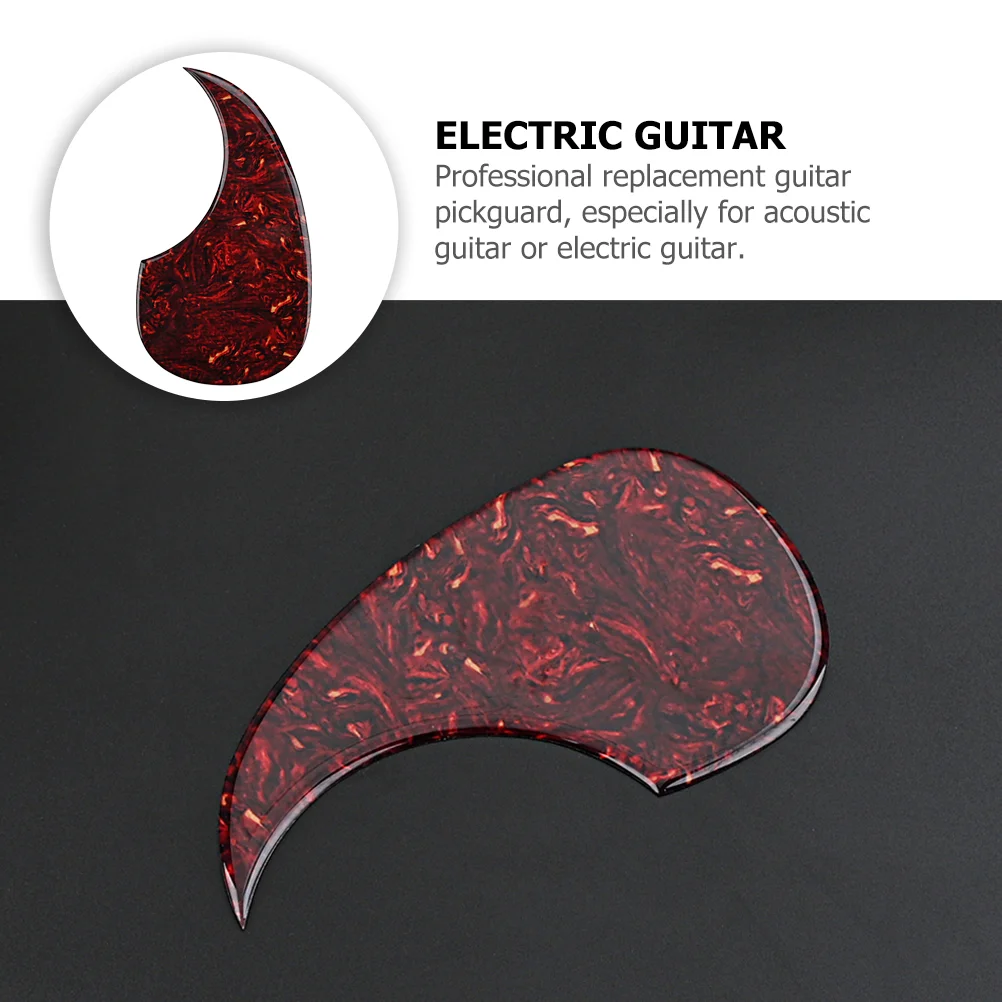 Guitar Pickguard Electric Parts Protection PVC Protector Thicken for Acoustic Sticker Folk Pickguards Protective