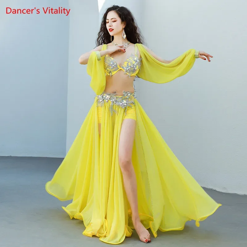 Belly Dance Performance Suit for Women Belly Dancing Competition Set Customzied Adult Child Bellydance Costumes Set Stage Wear