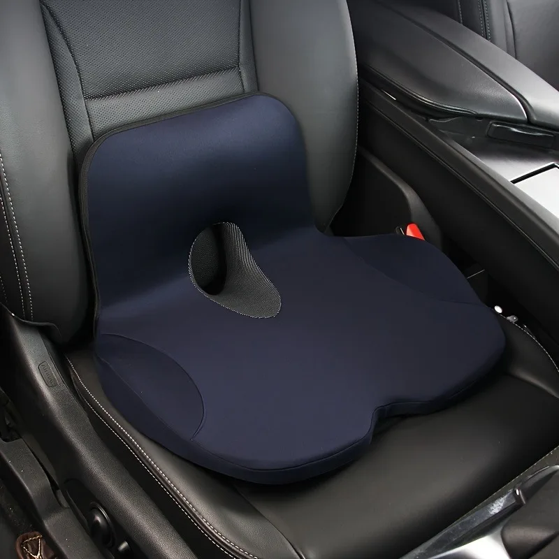 

Эргономичная подушка для сиденья из пены с эффектом памяти для офисного кресла, автомобиля и дома — подушка для поясничной поддержки спины с ортопедическим облегчением боли в копчике