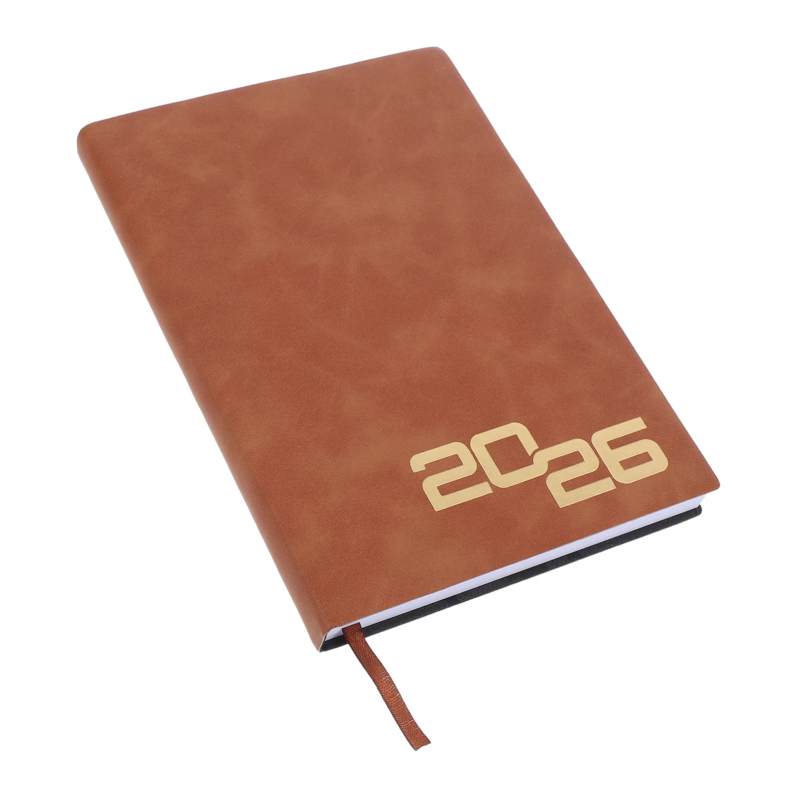 

Daily Planner Notebook 2026 A5 Faux Professional Design Ample Writing Space Portable Organization Tool for Work School