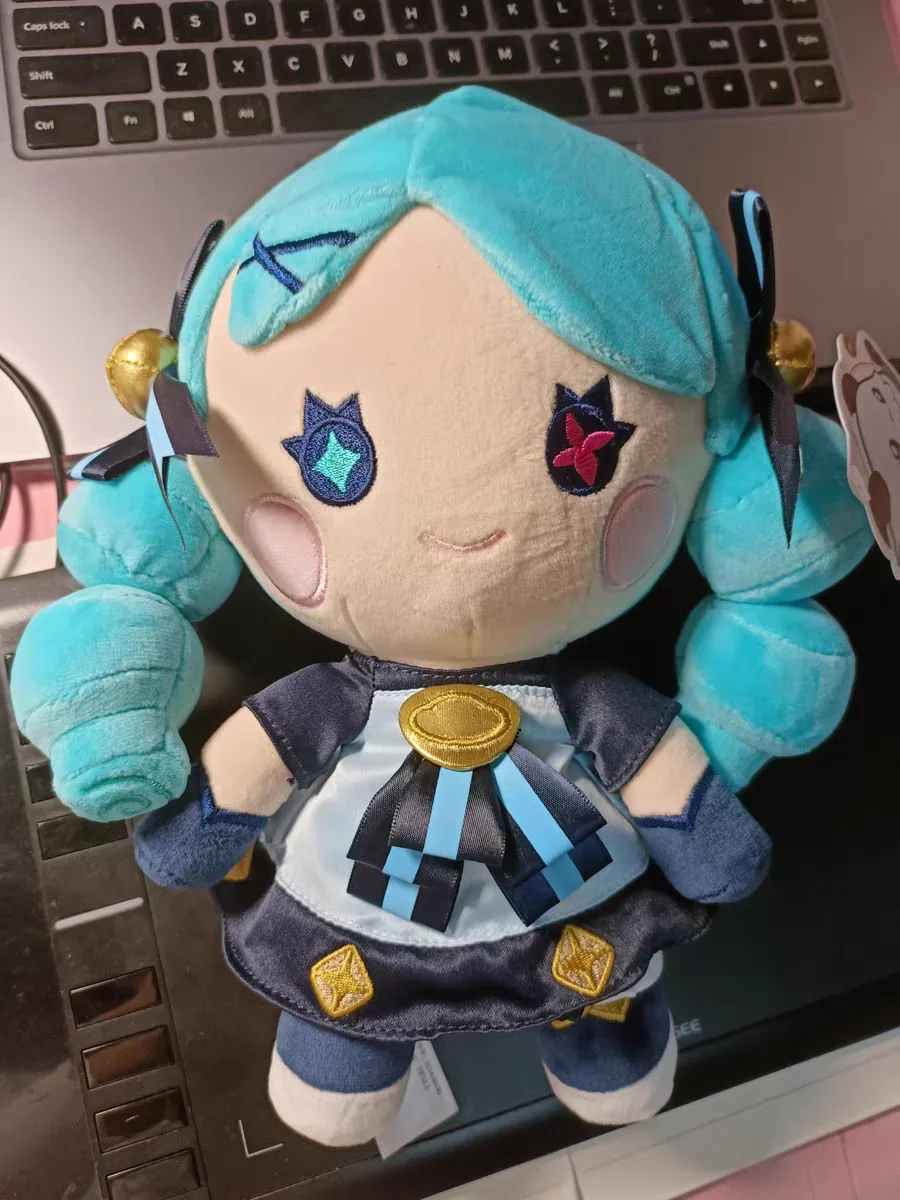 

25cm Geniune League Of Legends Coffee Sweetheart Gwen Anime Figure Plush Action Cotton Soft Plushine Decor Room Gifts Collect