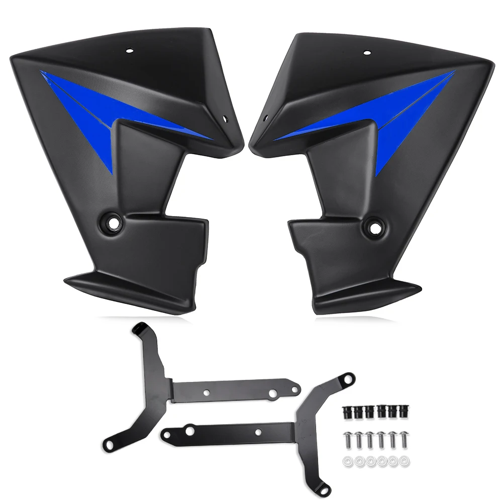 

Wolfline Radiator Side Frame Fairings Cowl Motorcycle for Yamaha FZ-07 MT-07 2014-2017 Fairing Cover Panel with 4 Color Decals