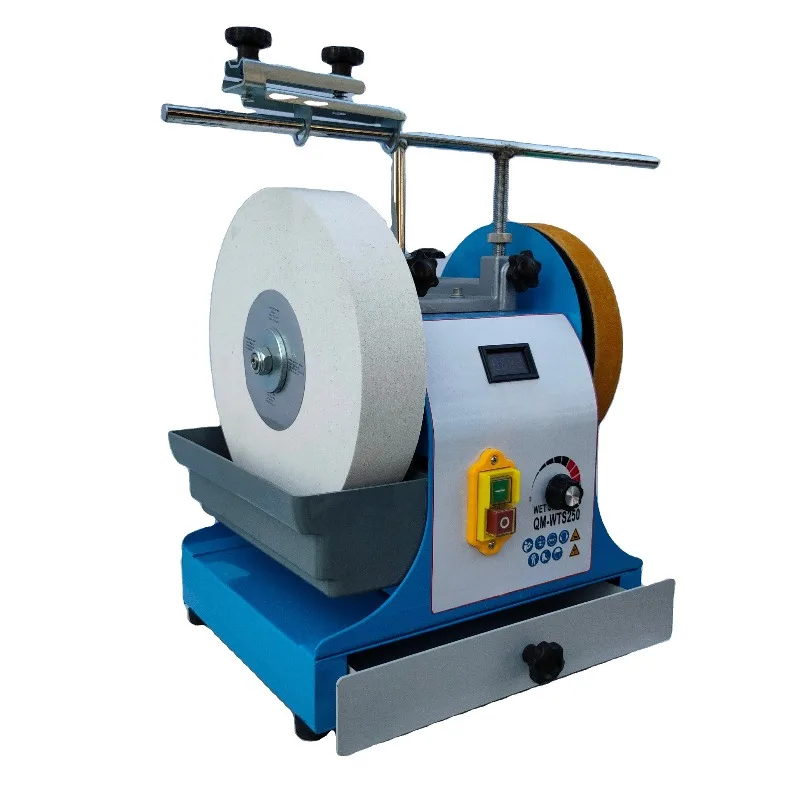 

10 Inch Water-cooled Speed Control Double Wheel Sharpener Household Electric Bench Grinder Practical Daily Tool Sharpening Use