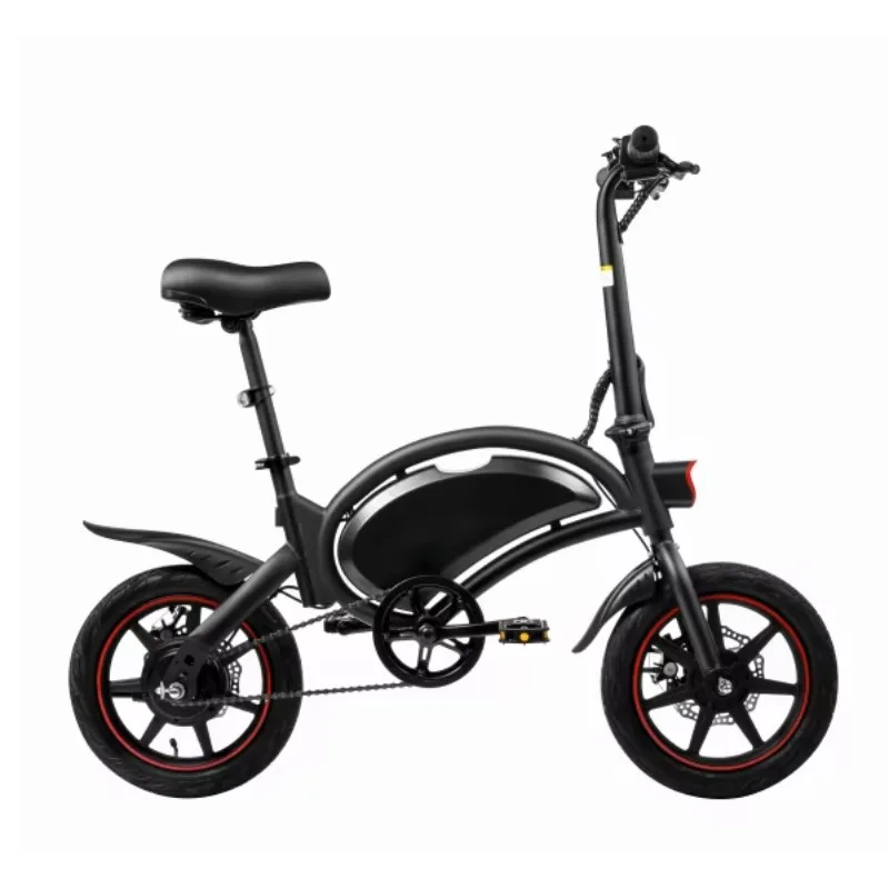 STLF DZ WJW موضة متقدمة دراجة كهربائية مستودع Elcykel النساء دراجة صغيرة قابلة للطي دراجة سكوتر كهربائية هجينة #5