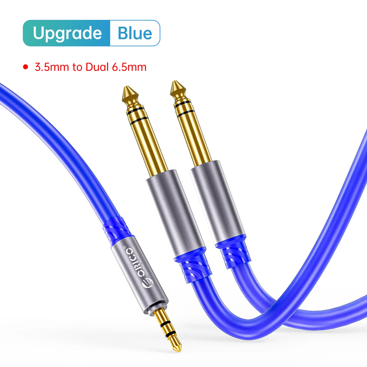 Orico 3,5mm bis 6,35mm Audio kabel bis Stereo kabel Aux kabel HiFi-Sound flüssiges Silikon für Gitarren verstärker Laptop