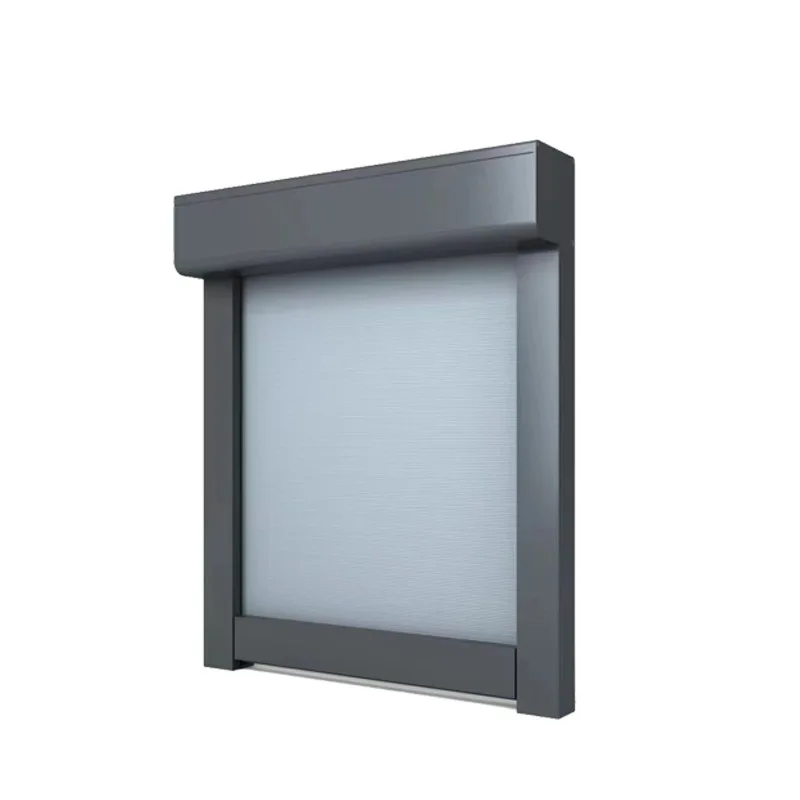 Electric windproof roller and rainproof curtains, ventilated floor-to-ceiling curtains, remotely controlled i
