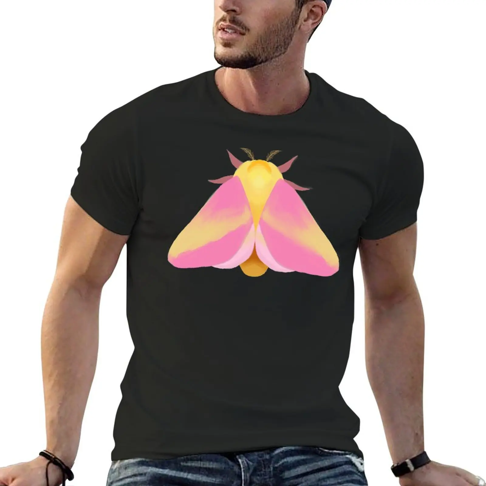 Rosy Maple Moth T-Shirt graphics anime luxury clothes men