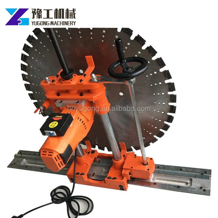 YG 1200MM Semi-Automatic Electric Saw Cutting Concrete Wall Cutting Machine Concrete Wall Saw Cutter Brick Wall Cutting Machine