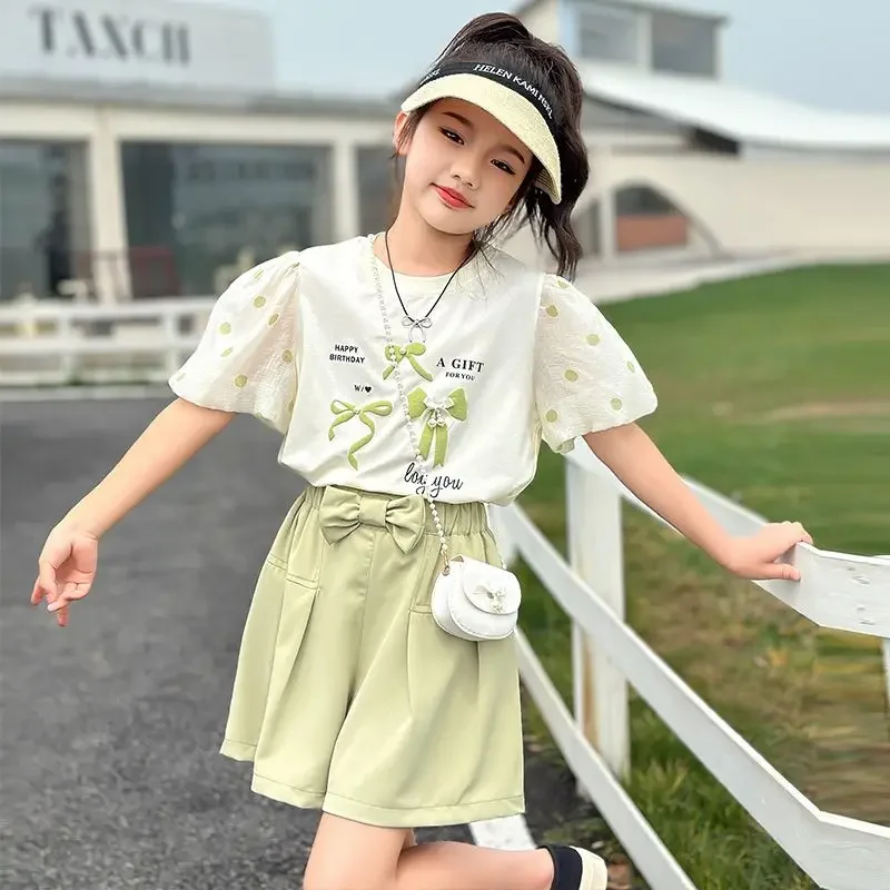 Kids Clothes Set Girls From 8 To 14 Years Children's Sets 4 Year Old Girl 7 11 12 10 Korean Reviews Many Fashion T-shirts Top 9