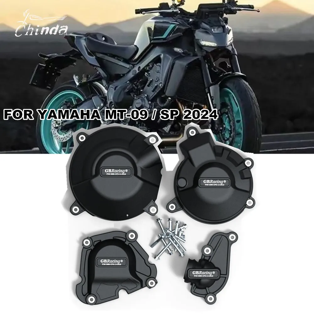 

2024 New Motorcycle Engine Cover Fall Protection Cov For YAMAHA MT-09 SP MT 09 MT09