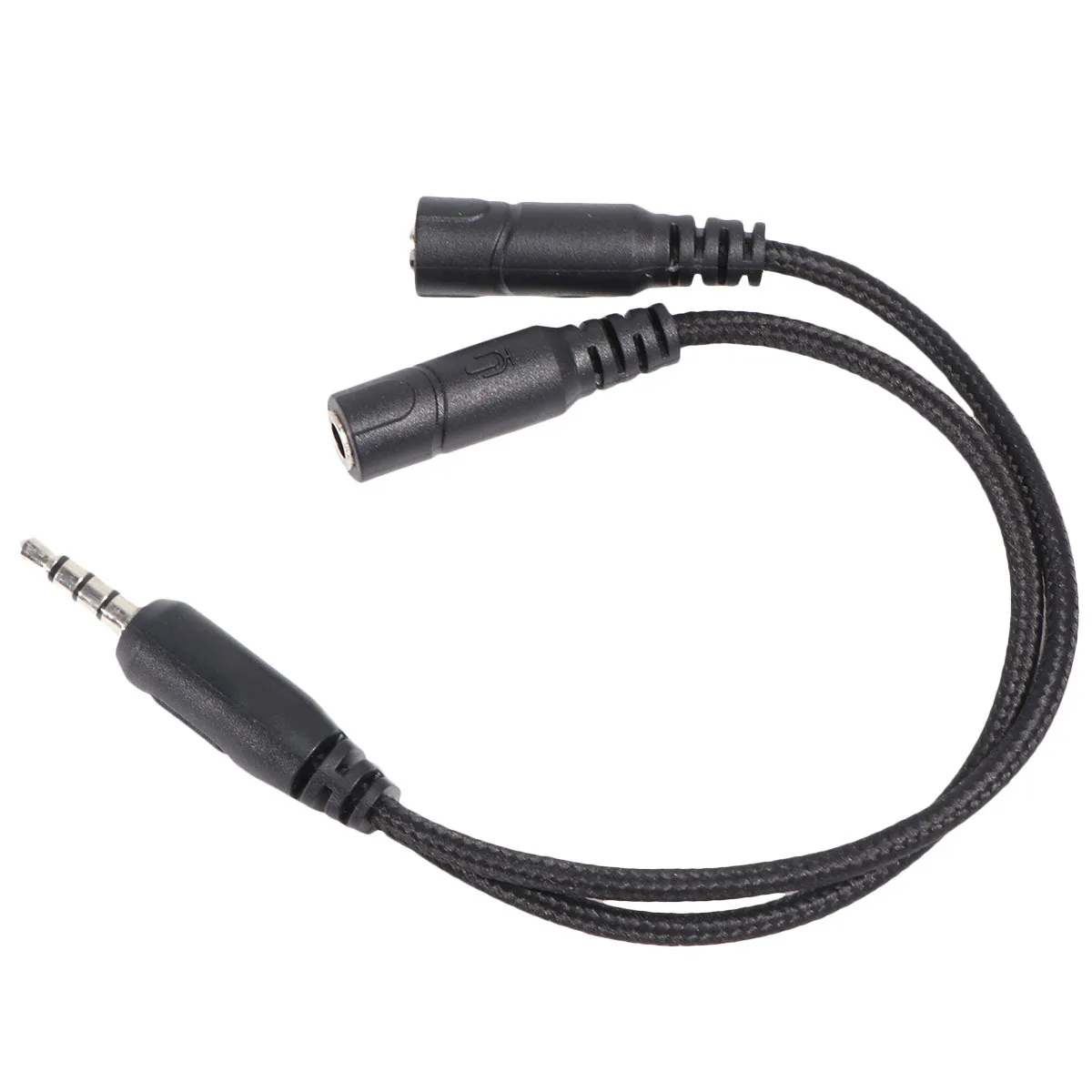 

3.5Mm Headset Splitter Cable Dual Male To Female Audio Mic Y Adapter For Pc Gaming Stereo Jack Connector Phone Parts