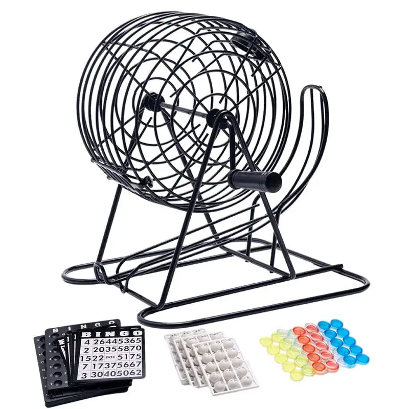 Bingo Ball Cage Lottery Ball Cage Machine Welded Wire Entertainment Tool For Events Celebrations And Other Activities