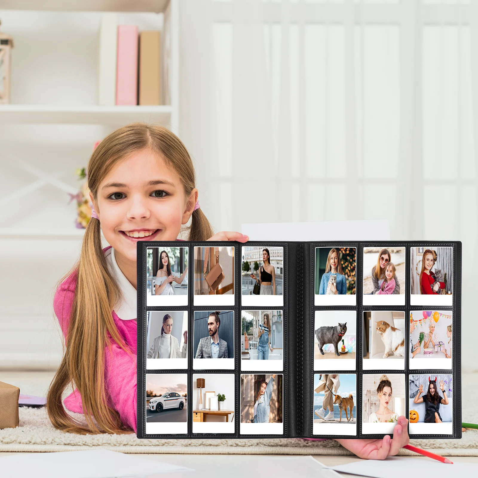 ألبوم بطاقات التداول 120 صفحة 9 جيوب لكل ورقة حافظة PP قوية لتنظيم بطاقات كرة القدم الرياضية والبيسبول وكرة السلة