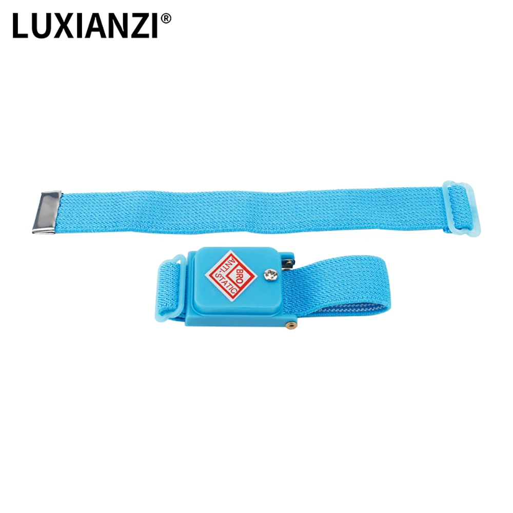 LUXIANZI Anti Static Bracelet Electrostatic Cordless Wireless Adjustable ESD Discharge Cable Wrist Band for Electronics Repair