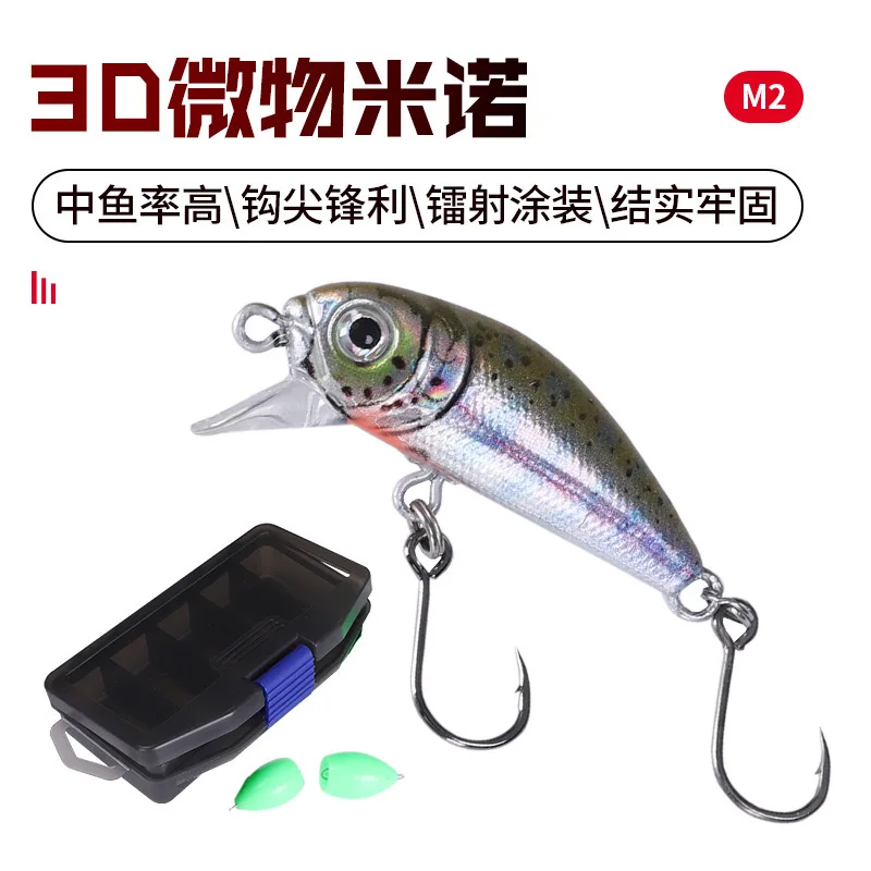 4pcs 4CM/2.5G Small Jerkbait Minnow Fishing Lures artificial Hard Bait Pike Bass Mini Fish Wobblers Pesca Crankbait Carp Fishing