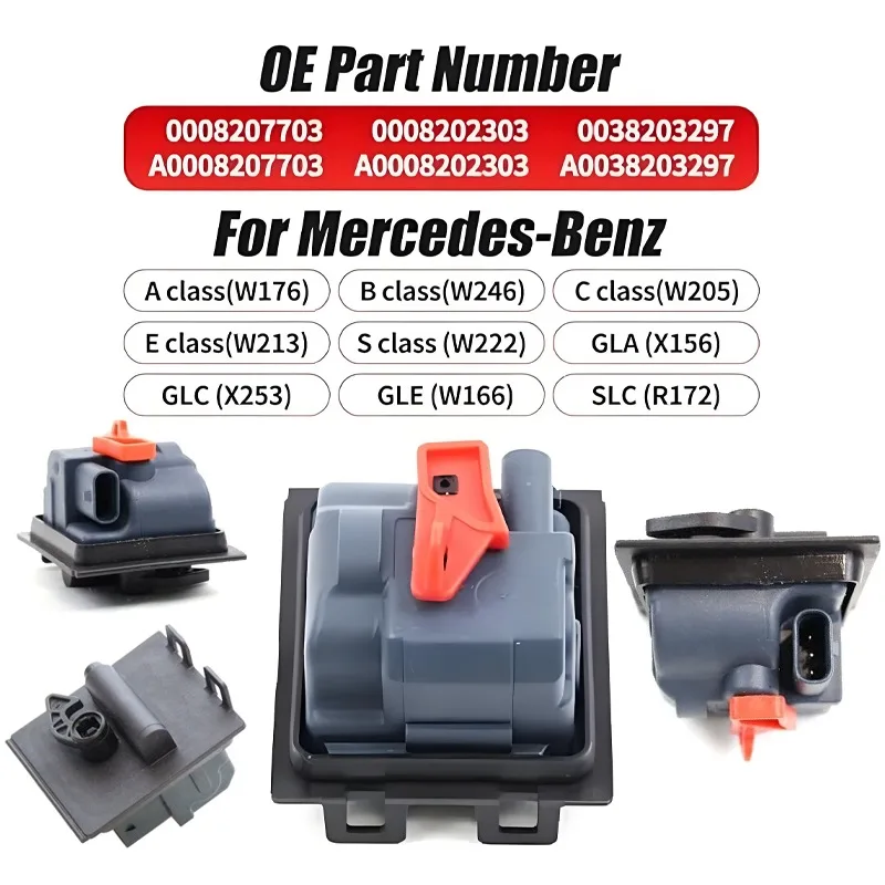 A0008207703 A0008202303 A0038203297 For Mercedes Benz W117 C117 C190 C238 C253 X222 Fuel Tank Cover Actuator Gas Tank Cap Motor