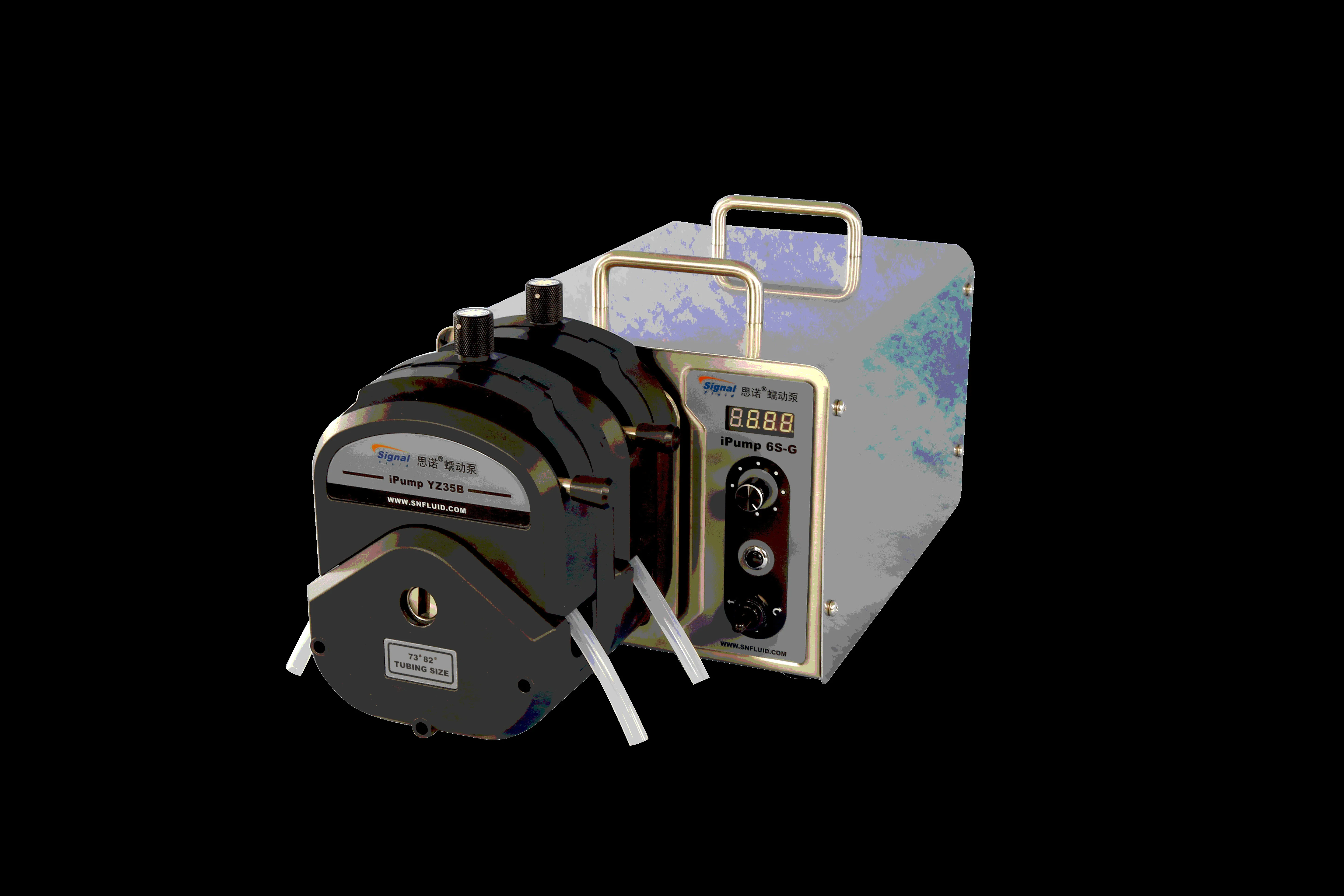 Dual Channels Liquid Intelligent Filling Quick Tube Replace Peristaltic Pump Low Pressure DC Motor