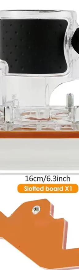 

Wood Router Slotting Locator Accurate Slotted Base Slotting Machine Bracket Handheld Edge Trimmer Milling Curve Cutting Tool