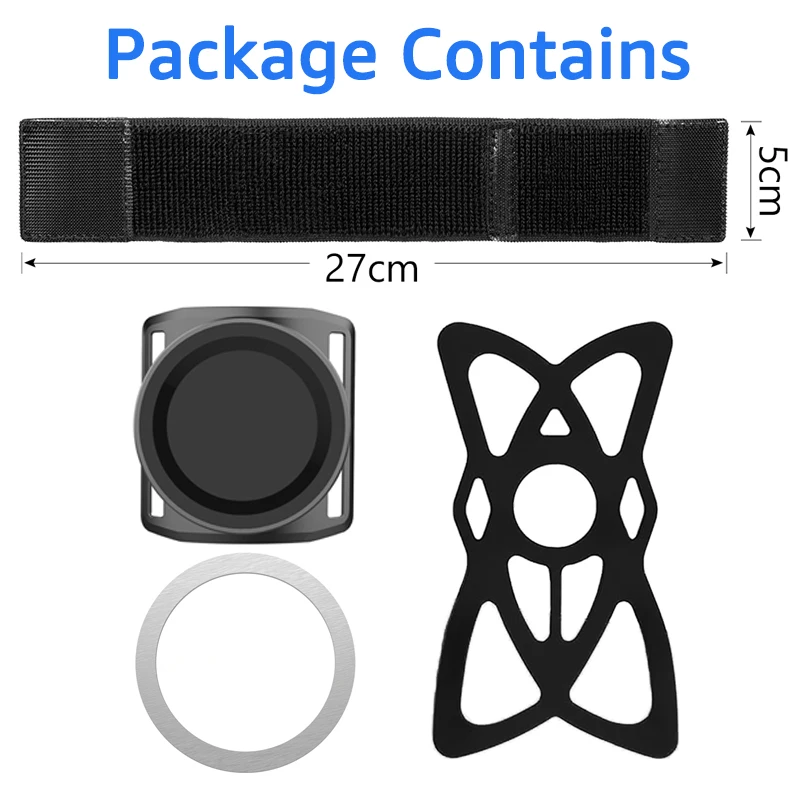 Wrist Strap Magnetic Phone Holder for MagSafe Universal Strong Magnet Wristband Sports Armband for Hiking Running Cycling Gym