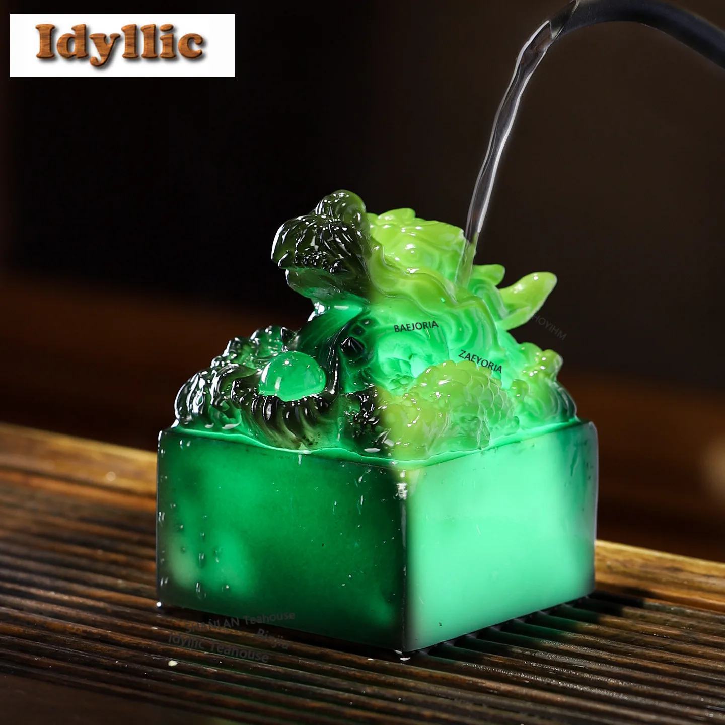 

Color-changing Creative Luminous Dragon Tea Pet Antique Lucky Model Tea Figurine Play Toys Tea Statue Ornaments Craftsmanship
