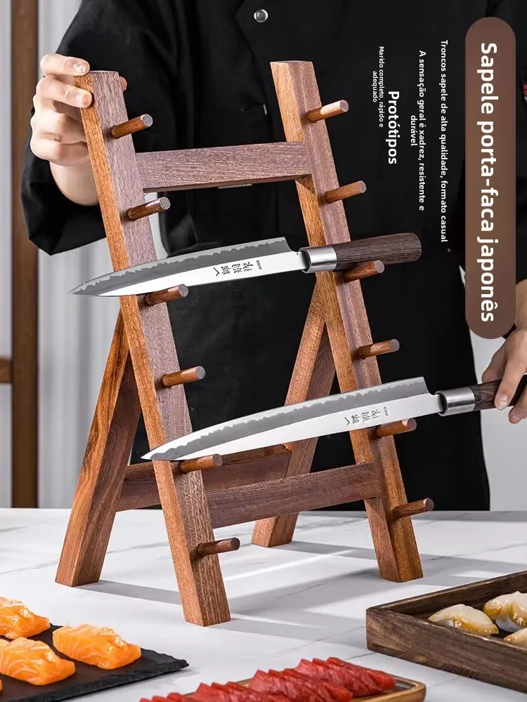japanese-sle-sui-display-knife-holder-stand-real-wood-multi-layer-kitchen-knife-storage-ra-commercial-kitchen-utensils