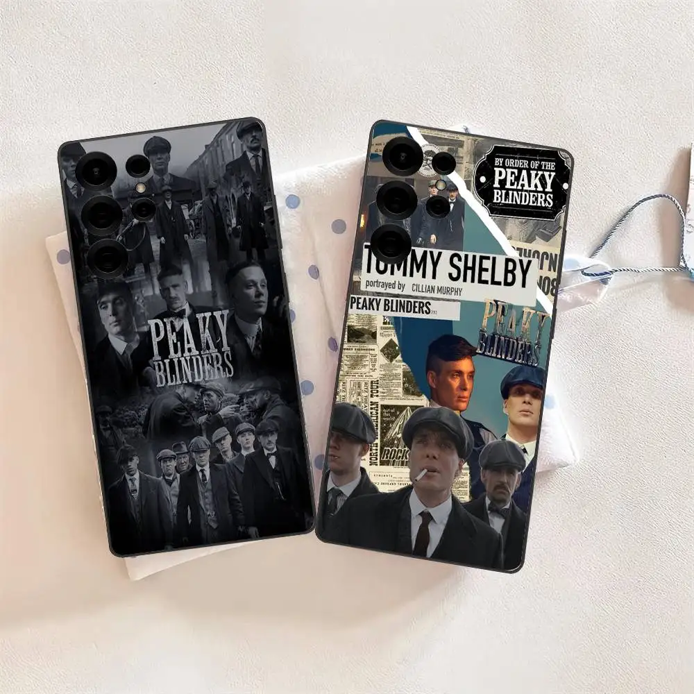 Movie P-Peakys-B-Blinders Phone Case For Samsung S 24 Fe 25 Ultra Plus 20 Lite 21 30 22 23 24 22 Ultra 5G Fundas view 2