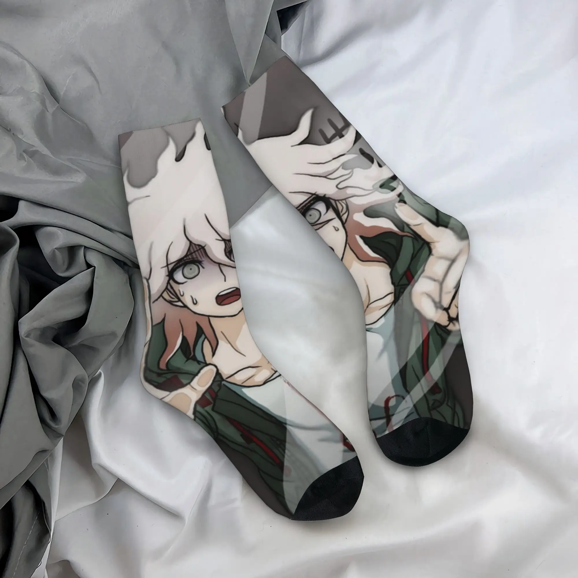 

Носки Nagito Komaeda, антибактериальные, дышащие, для мужчин и женщин, для альпинизма, зимние, в готическом стиле