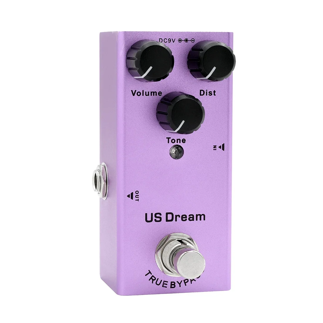 

Electric Guitar Effect Pedal US Dream Effect True Bypass American Metal Distortion Metal Case High Quality ZP-04