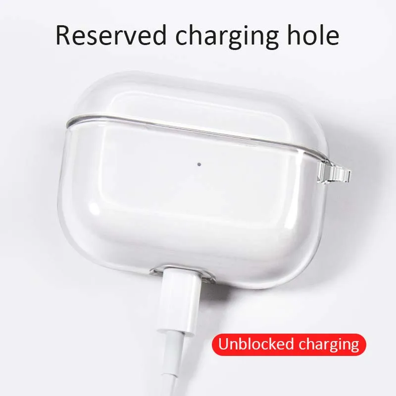 حقيبة سماعة الاذن لابل Airpods Pro A2084 A2083 شفافة لينة سماعة لاسلكية تعمل بالبلوتوث سماعة سيليكون مكافحة الإفلات غطاء وقائي