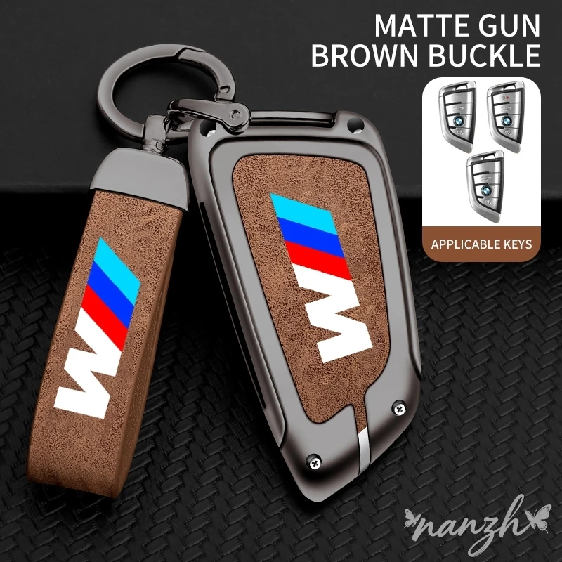 

Keychain Cover Shell Accessory Car For BMW X1 X3 X4 X5 F15 X6 F16 G30 7 Series G11 F48 F39 520 525 f30 118i Remote Key Case