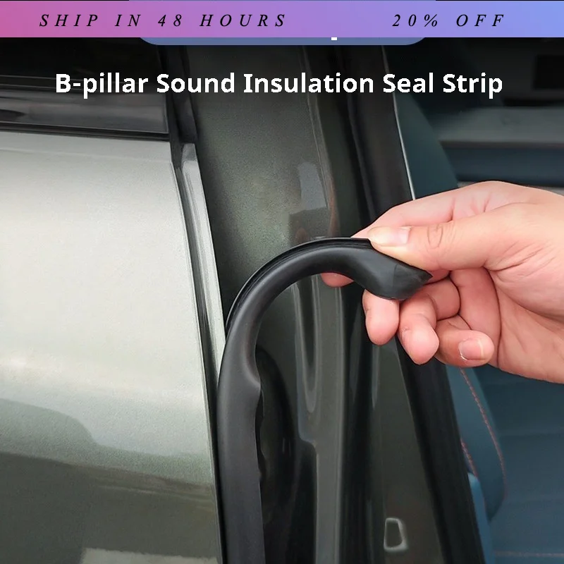 iosn For Deepal G318 S07 S05 2025 B Pillar Seal Strip Car Door Windproof Sound Insulation Dustproof  Sealing Strip Car Accessori