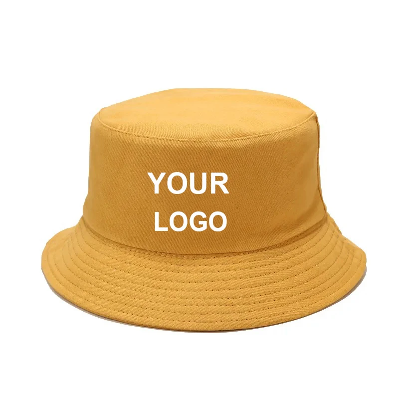 

Unisex Custom Logo Solid Bucket Hat Collapsible Summer Visor Panama Style for Men And Women Beach Outdoor Travel Sun Protection