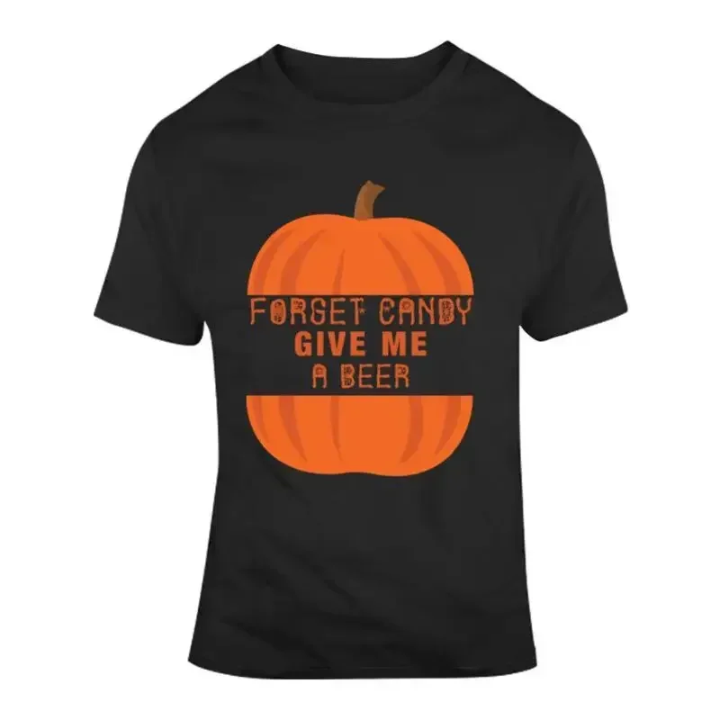 Forget Candy Give Me A Beer Funny Halloween Parody T Shirt
