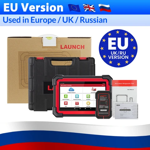Диагностический сканер LAUNCH X431 CRP919E BT для всех систем, 32 функции сброса, считыватель кодов OBD2, кодирование ЭБУ, диагностика, сканирование OBD