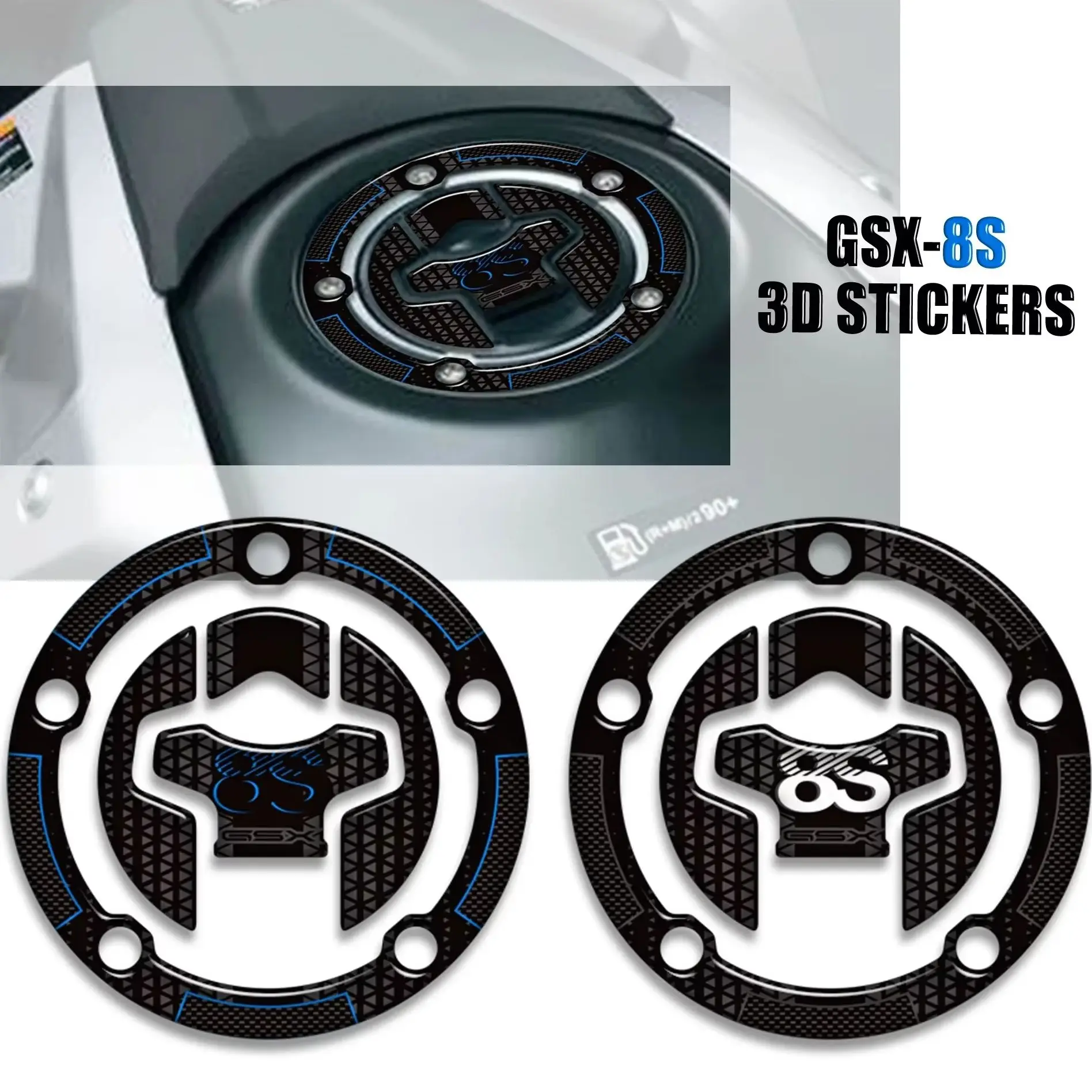 

FOR Suzuki GSX8S GSX 8S Protector Tank Pad Side Grips Gas Fuel Oil Kit Knee 3D Stickers Decals adhesive Fairing Fender 2023-2025