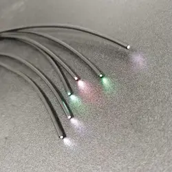 1~10M Black Cover PMMA End Glow Plastic Optic Fiber Cable Inner 1mm~14.0mm Diameter Home Hotel Floor Ceiling Decorative Lighting