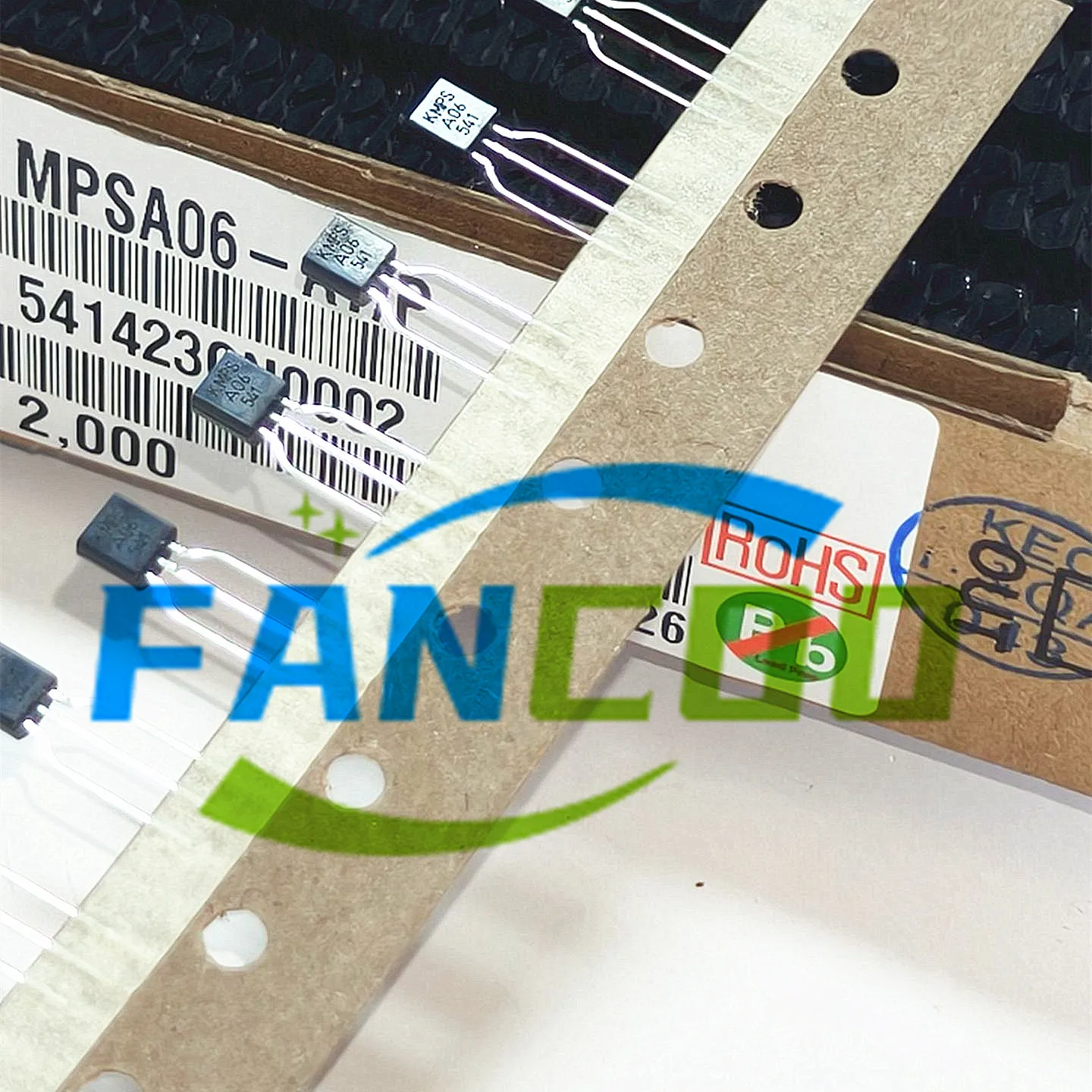 MPSA06 A06 TO-92 K MPS A06 NEW EPITAXIAL PLANAR NPN TRANSISTOR (DRIVER STAGE AMPLIFIER, VOLTAGE AMPLIFIER)
