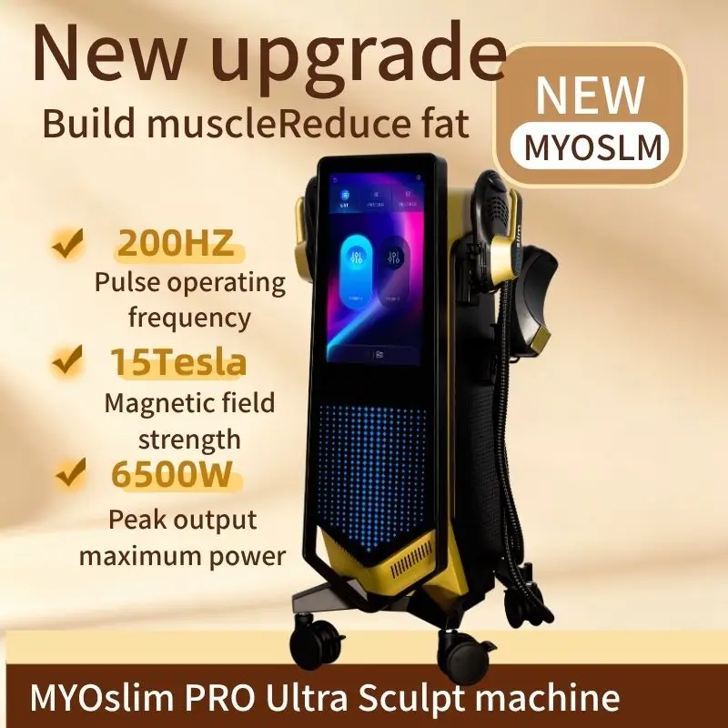EMSzero RF 6500W 15 Tesla EMS Slimming Machine Hiemt Nova Body Sculpting 4 Handles RF Pelvic Muscle Stimulator Salon Equipment
