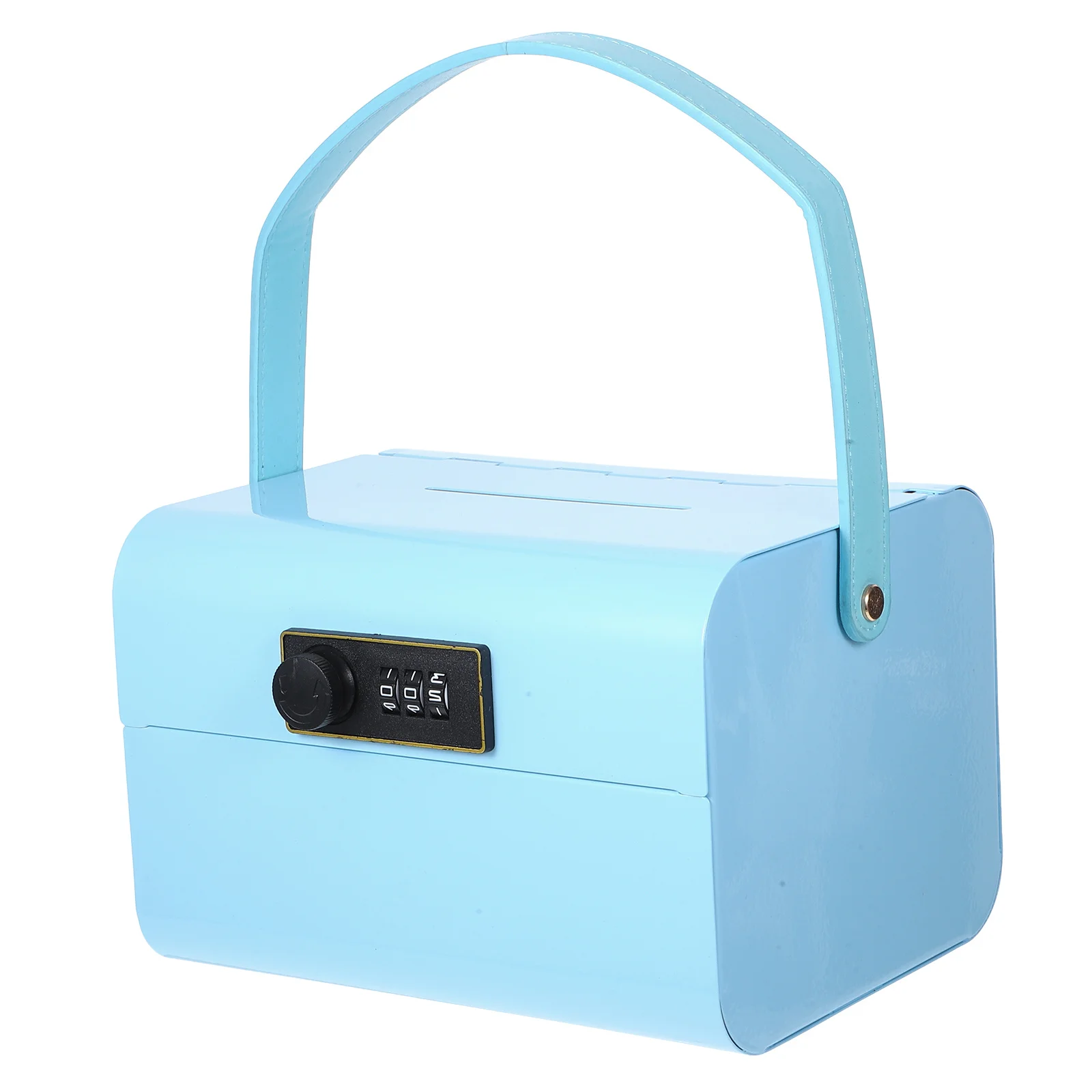 Metal Savings Box For Kids Combination Lock Durable Iron Coin Bank Secure Money Storage Large Capacity Piggy Bank For Home