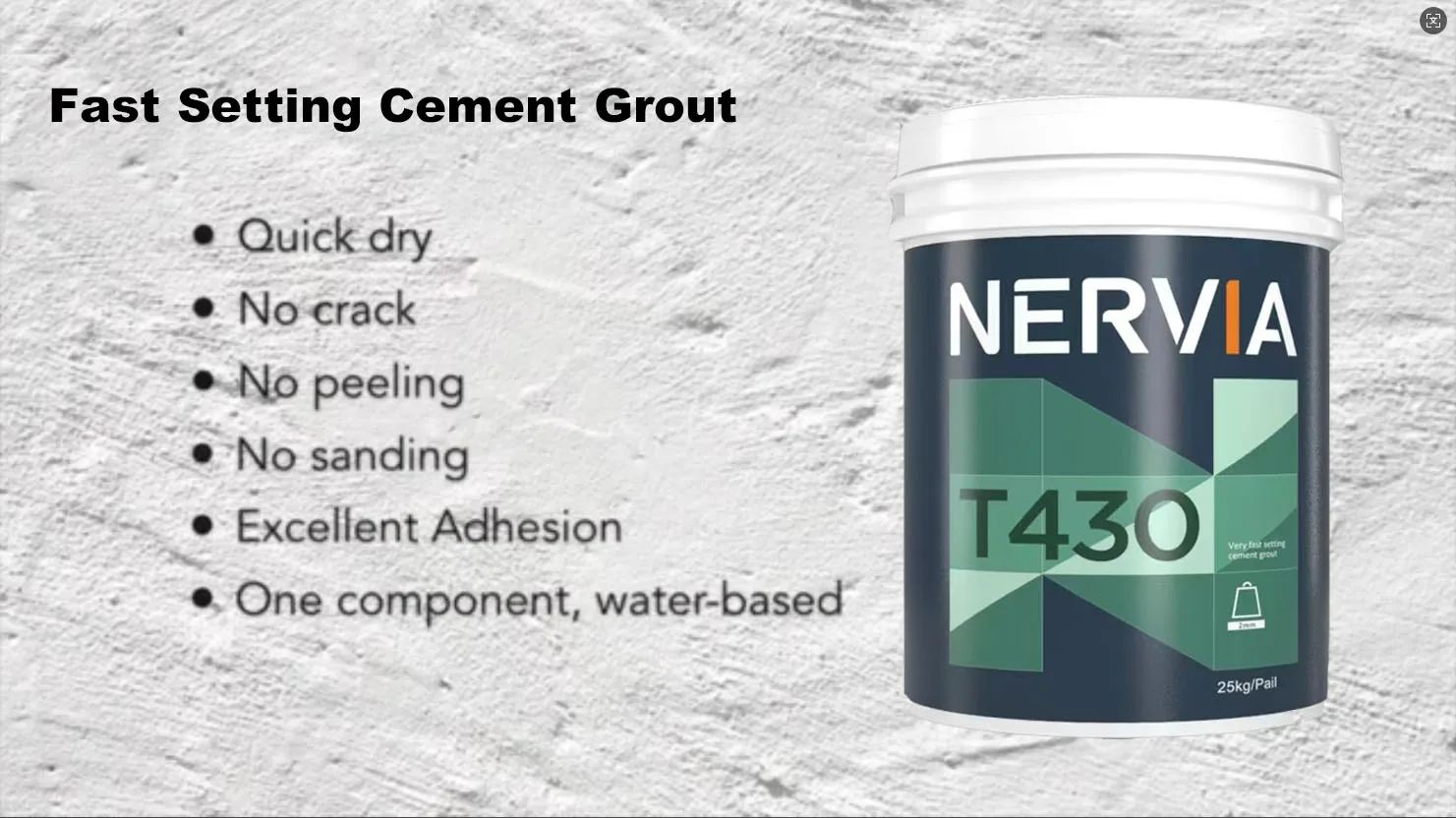 

Fast Setting Cement Grout Manufacturer Waterproofing Leakage Stoppage Concrete Repair Mortar Wholesale and Private Label
