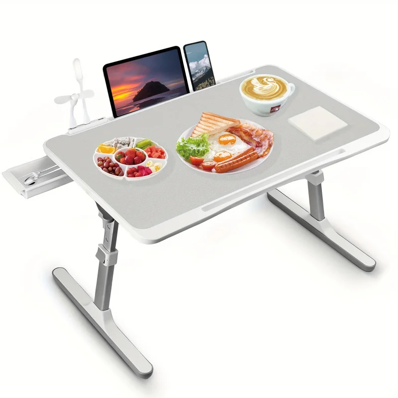 Adjustable notebook bed computer desk, can be used for reading and writing, bed desk