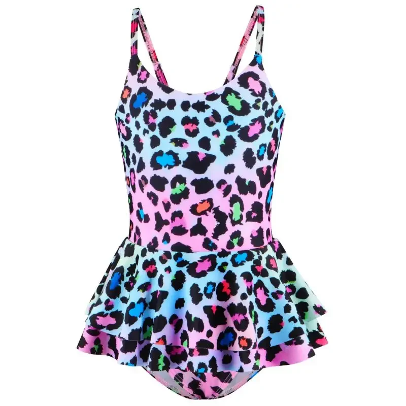 Enfants filles une pièce maillot de bain été plage maillot de bain enfants séchage rapide maillots de bain doux jarretelle maillots de bain
