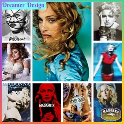 Madonna Singer Diamond Painting Mosaic Embroidery Full Drill Cross Stitch Home Decor 5D DIY Art Printed Crafts Set Novelty Gift