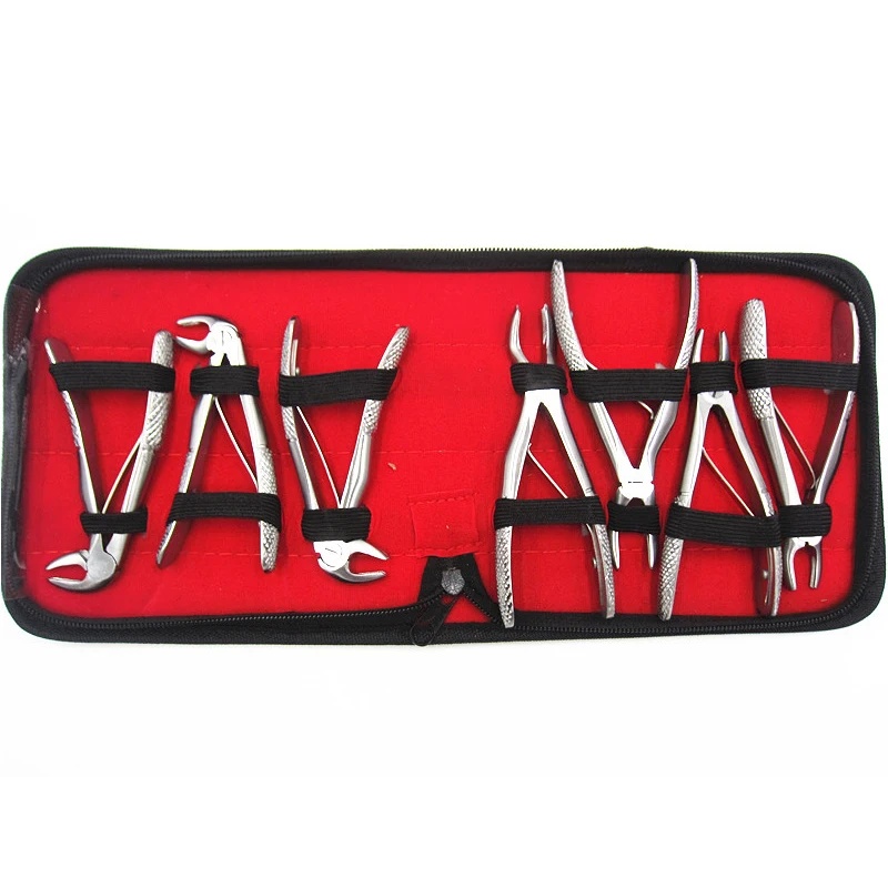 Set 7 Children Extracting Forceps Child Dental Extraction Pediatric Pedo Roots