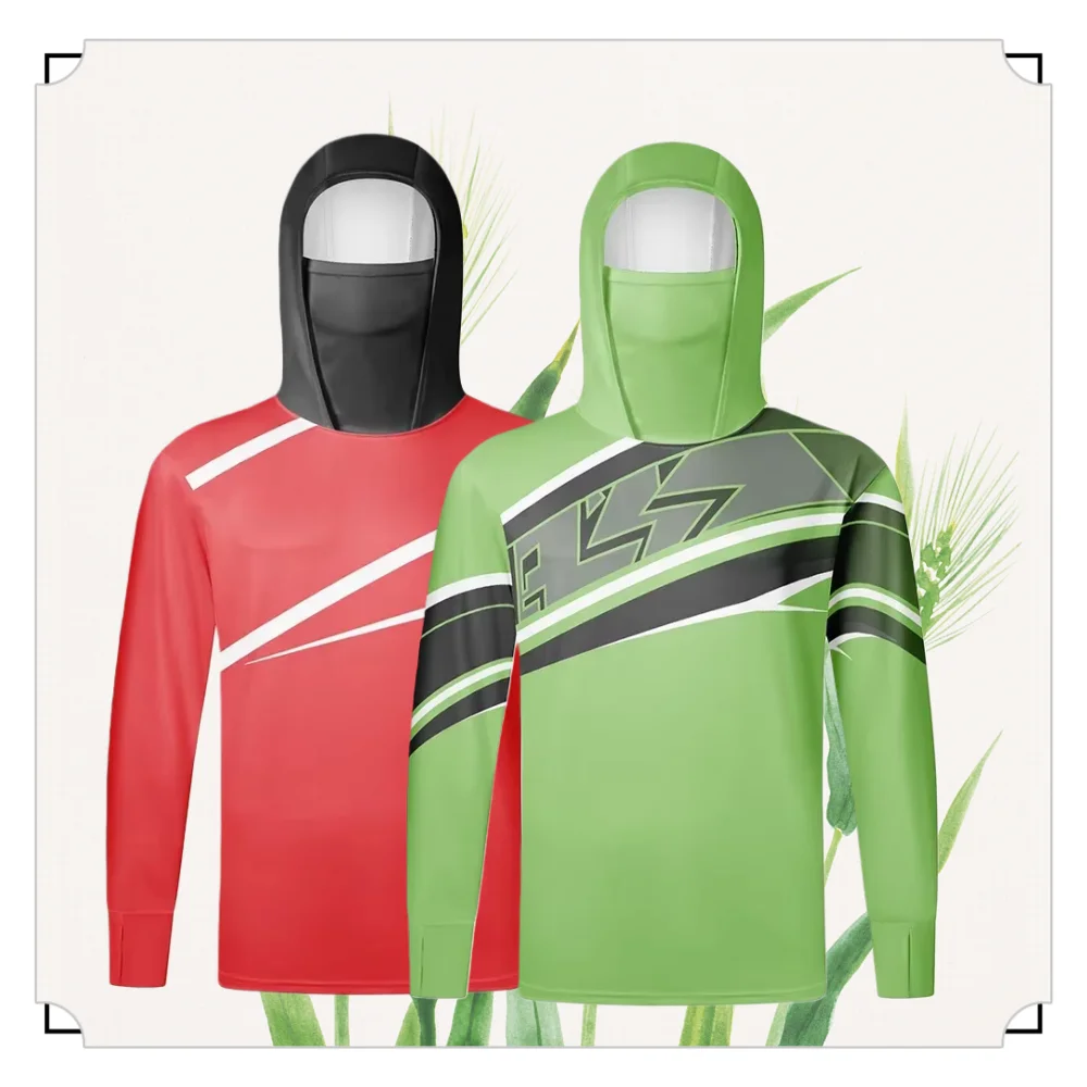 

Мужская функциональная толстовка с защитой от УФ-излучения, дышащая, для рыбалки и активного отдыха, с маской для лица