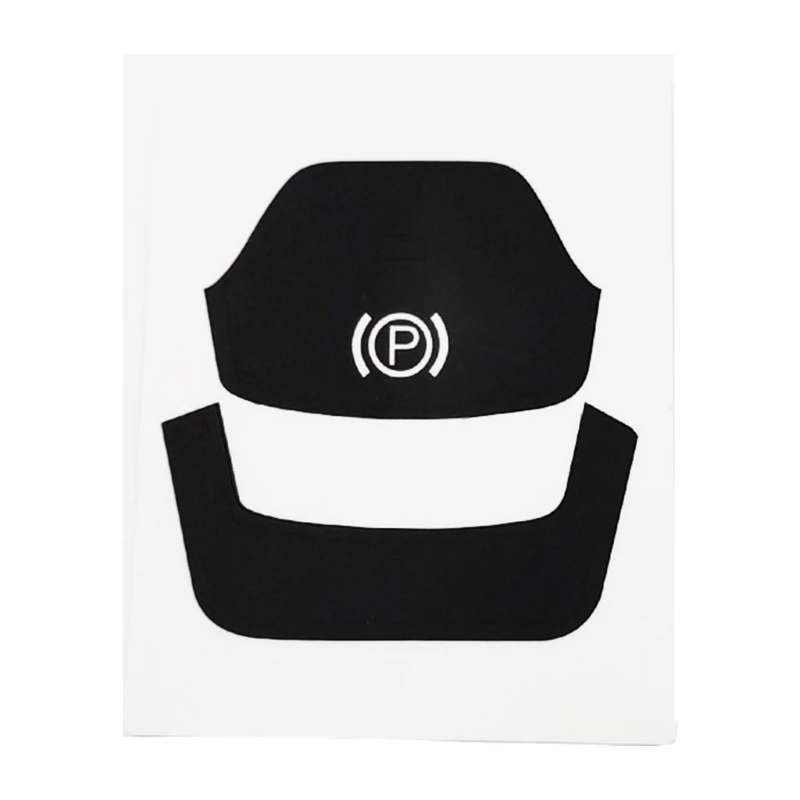 Auto Interior Protector Sheet Decoration Cover For Electronic Handbrake Button