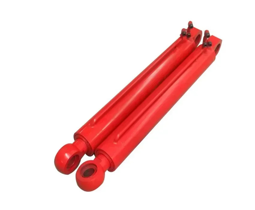 Telescopic hydraulic pneumatic cylinder